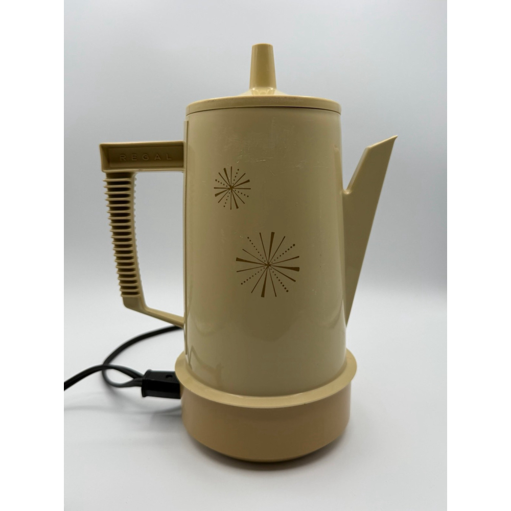 Electric Coffee Percolator — Cream